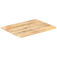 Produktbild för Bordsskiva i massivt mangoträ 25-27 mm 90x60 cm