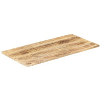 Produktbild för Bordsskiva i massivt mangoträ 25-27 mm 100x60 cm