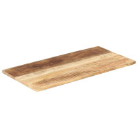 Produktbild för Bordsskiva i massivt mangoträ 25-27 mm 100x60 cm