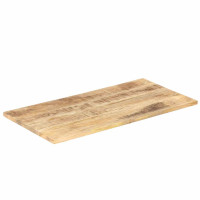 Produktbild för Bordsskiva i massivt mangoträ 25-27 mm 100x60 cm
