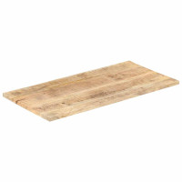 Produktbild för Bordsskiva i massivt mangoträ 25-27 mm 100x60 cm