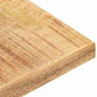 Produktbild för Bordsskiva i massivt mangoträ 25-27 mm 80x80 cm