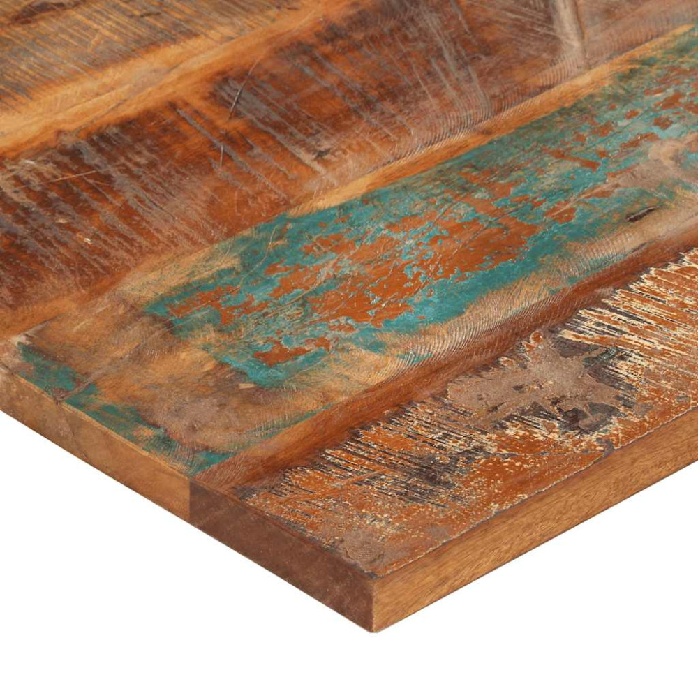 Produktbild för Fyrkantig bordsskiva 60x60 cm 25-27 mm massivt återvunnet trä