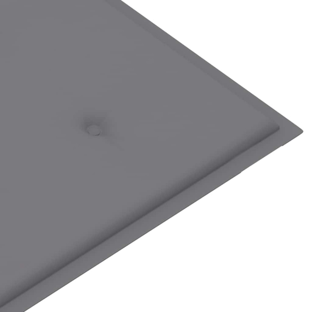 Produktbild för Trädgårdsbänk med dyna 120 cm massivt akaciaträ