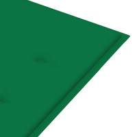 Produktbild för Trädgårdsbänk med dyna 120 cm massivt akaciaträ