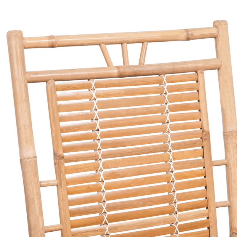 Produktbild för Gungstol med dyna bambu