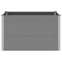 Produktbild för Odlingslåda upphöjd WPC 150x100x91 cm grå