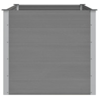 Produktbild för Odlingslåda upphöjd WPC 150x100x91 cm grå