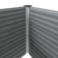 Produktbild för Odlingslåda upphöjd WPC 150x100x91 cm grå