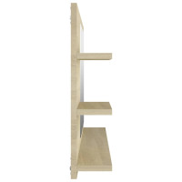 Produktbild för Badrumsspegel sonoma-ek 90x10,5x45 cm konstruerat trä