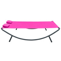Produktbild för Solsäng tyg rosa