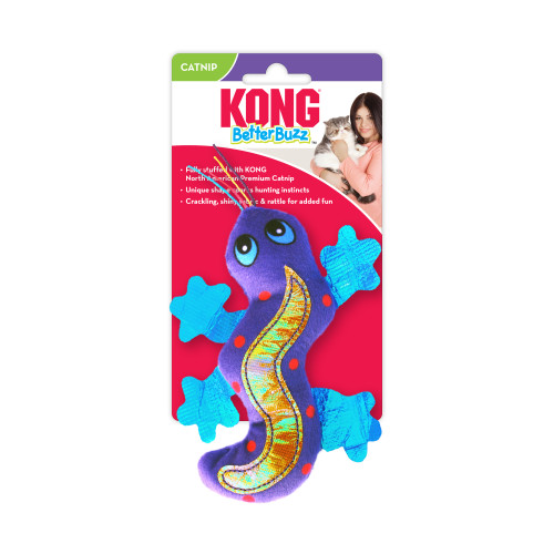 KONG Kong Leksak Better Buzz Gecko Flerfärgad