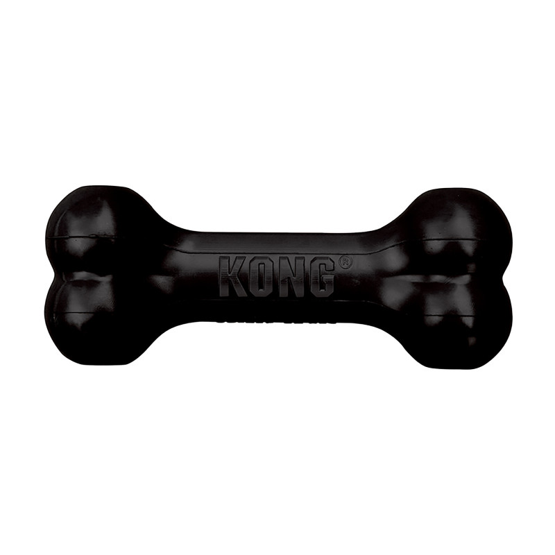 Produktbild för KONG Leksak Extreme Goodie Bone Svart L 21,5cm