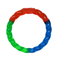 Miniatyr av produktbild för KONG Leksak Twistz Ring Flerfärgad S 17cm