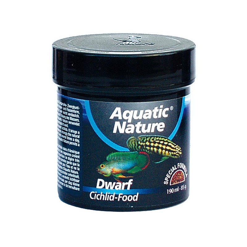 Produktbild för Aquatic Nature Dwarf Cichlid granulat XS 190ml