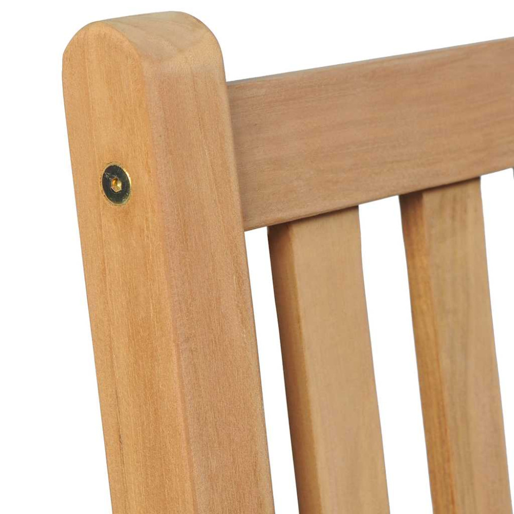 Produktbild för Trädgårdsstolar med beige dynor 2 st massiv teak