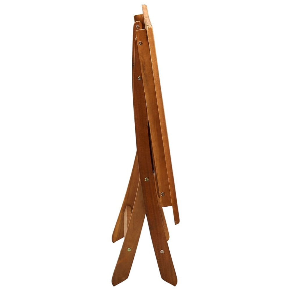 Produktbild för Hopfällbart trädgårdsbord 120x70x75 cm massivt akaciaträ
