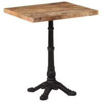 Produktbild för Cafébord 60x60x77 cm grovt mangoträ