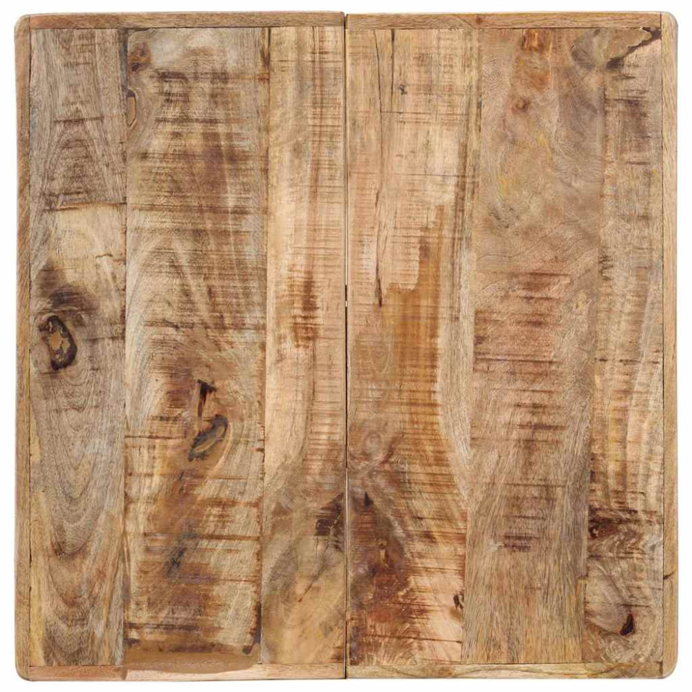 Produktbild för Cafébord 60x60x77 cm grovt mangoträ