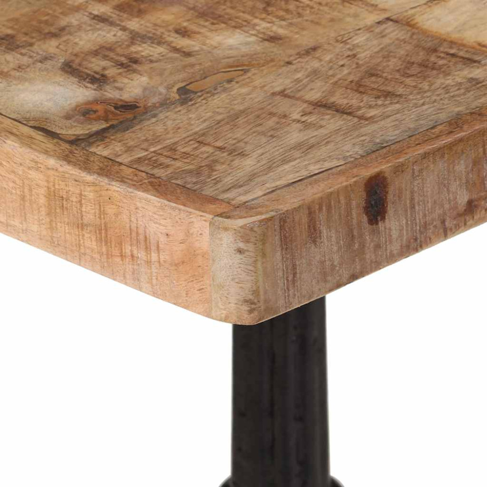 Produktbild för Cafébord 60x60x77 cm grovt mangoträ