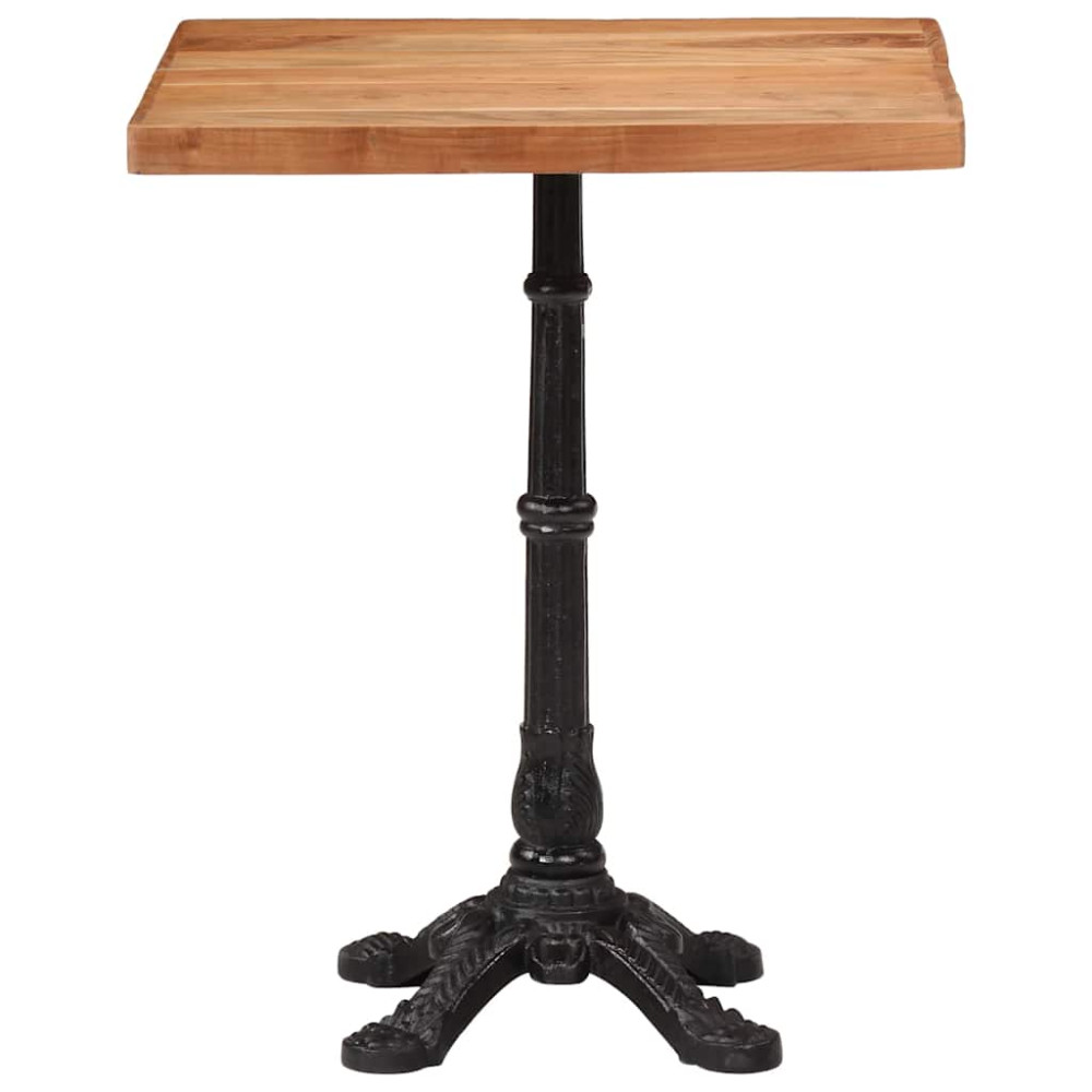 Produktbild för Cafébord 60x60x76 cm massivt akaciaträ