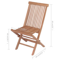 Produktbild för Trädgårdsstolar med blåa dynor 4 st massiv teak