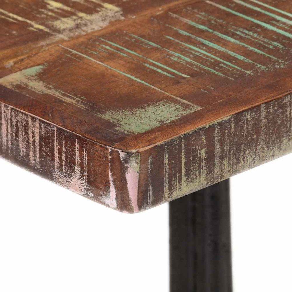 Produktbild för Cafébord 60x60x76 cm massivt återvunnet trä
