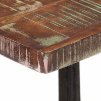 Produktbild för Cafébord 60x60x76 cm massivt återvunnet trä