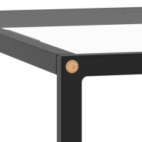 Miniatyr av produktbild för Soffbord svart med härdat glas 60x60x35 cm