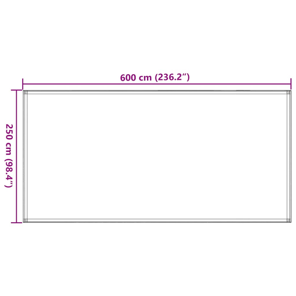 Produktbild för Tältmatta 250x600 cm taupe
