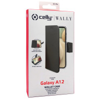 Miniatyr av produktbild för Wallet Case Galaxy A12 Svart