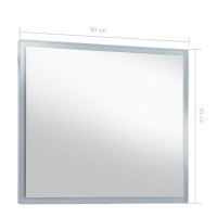 Produktbild för Badrumsspegel LED 60x50 cm