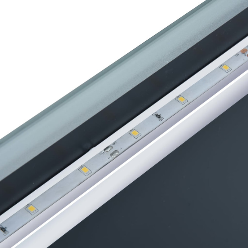 Produktbild för Badrumsspegel LED med touch-sensor 60x50 cm