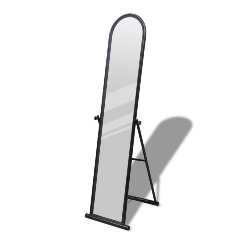 Produktbild för Fristående spegel 152 cm svart