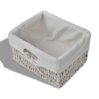 Produktbild för Vägghylla vit 60x23,5x33 cm paulownia