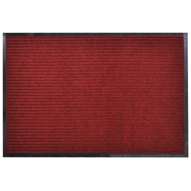 Produktbild för Dörrmatta PVC 90 x 150 cm röd