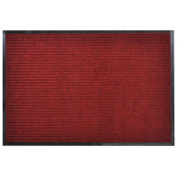 Produktbild för Dörrmatta PVC Röd 120 x 180 cm
