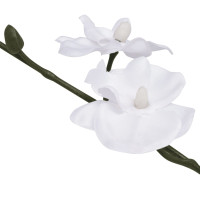 Miniatyr av produktbild för Konstväxt Orkidé med kruka 30 cm vit