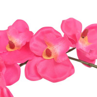 Miniatyr av produktbild för Konstväxt Orkidé med kruka 30 cm röd