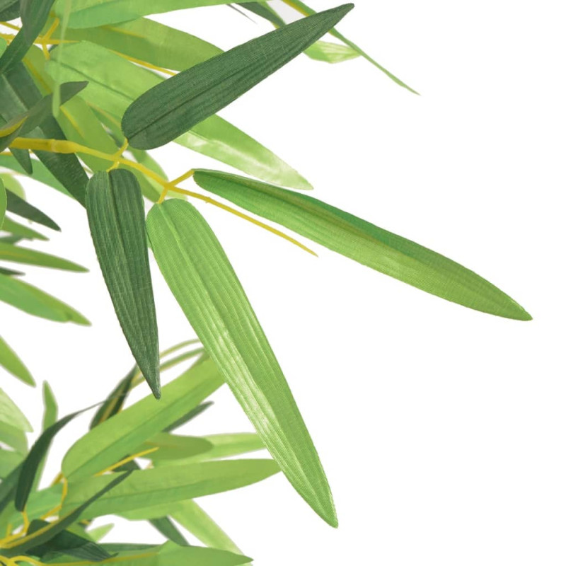 Produktbild för Konstväxt Bambu med kruka 120 cm grön
