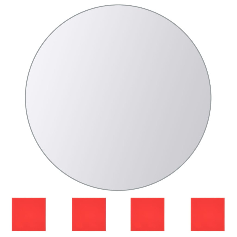 Produktbild för Spegelplattor 8 st multiform spegelglas