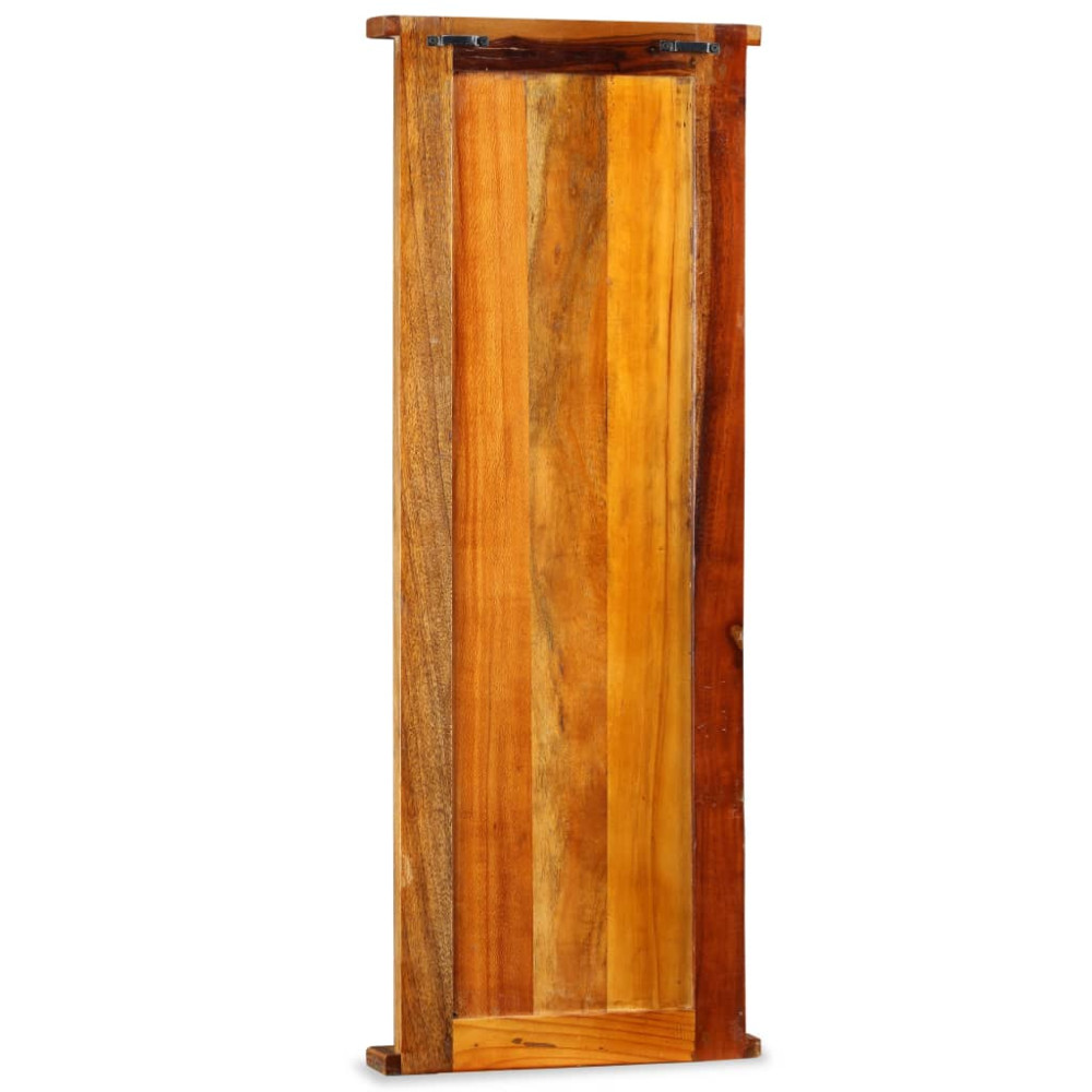 Produktbild för Klädhängare 2 st återvunnet massivt trä 38x100 cm