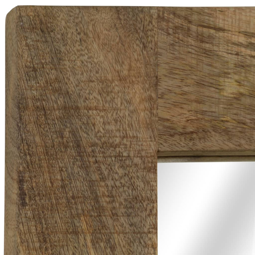 Produktbild för Spegel i massivt mangoträ 50x110 cm