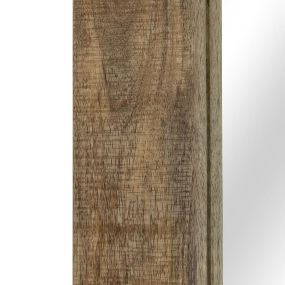 Produktbild för Spegel i massivt mangoträ 50x110 cm