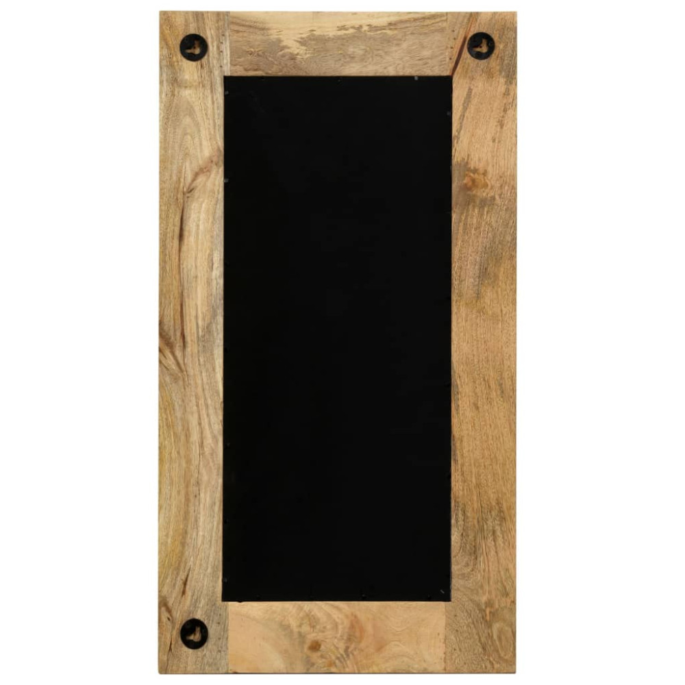 Produktbild för Spegel i massivt mangoträ 50x110 cm