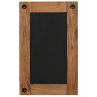 Produktbild för Spegel massivt akaciaträ 50x80 cm