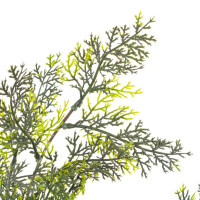 Miniatyr av produktbild för Konstväxt Cypressträd med kruka 150 cm grön