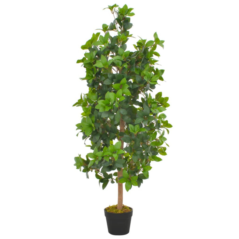 Produktbild för Konstväxt Lagerträd med kruka 120 cm grön