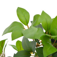 Miniatyr av produktbild för Konstväxt Lagerträd med kruka 120 cm grön