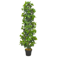 Miniatyr av produktbild för Konstväxt Lagerträd med kruka 150 cm grön